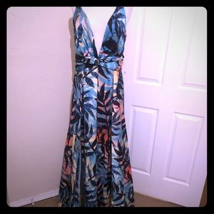 Beautiful double slit maxi dress
